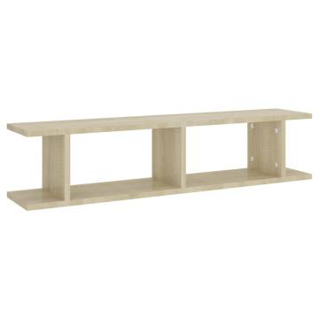 Wall Shelf 2 pcs Sonoma Oak - Stylish Home Solution