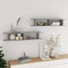 Wall Shelf 2 pcs Concrete Grey 105x18x20 cm Engineered Wood Colour concrete grey Size 105 x 18 x 20 cm Quantity in Package 2 Number of Pieces 1 