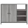 Sideboard Grey Sonoma | 100x33x75 cm | Engineered Wood