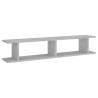 Wall Shelf Set - Concrete Grey 105x18x20 cm | HipoMarket