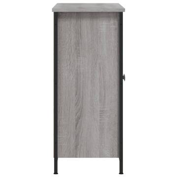 Sideboard Grey Sonoma | 100x33x75 cm | Engineered Wood