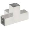 X Shape Galvanised Post Connector - 81x81 mm | HipoMarket