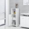 3 Piece Bathroom Furniture Set | Stylish White Engineered Wood