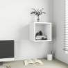 Wall Cabinet White 37x37x37 cm Engineered Wood Colour white Quantity in Package 1 Number of Pieces 