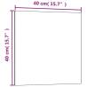 Wall-mounted Magnetic Board Black - Tempered Glass 40x40 cm