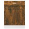 Drawer Bottom Cabinet Smoked Oak - 60x46 cm | HipoMarket