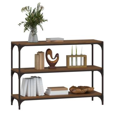 Book Cabinet Brown Oak - Stylish & Durable Storage Solution