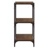 Book Cabinet Brown Oak - Stylish & Durable Storage Solution