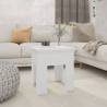 Coffee Table White 40x40x42 cm Engineered Wood Colour white Size 40 x 40 x 42 cm Quantity in Package 1 