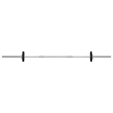 90 kg Cast Iron Barbell & Dumbbell Set - Versatile Weights