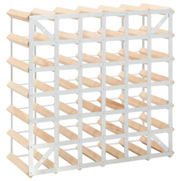 Elegant Wine Rack for 42 Bottles – Solid Pinewood