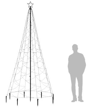 Christmas Tree with Spike - 500 LEDs, 300cm Warm White