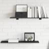 Bookshelf Boards 4 pcs Grey 80x20x1.5 cm Engineered Wood Colour grey Size 80 x 20 x 1.5 cm Quantity in Package 4 