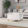 Coffee Table White 55x55x36.5 cm Engineered Wood Colour white Quantity in Package 1 