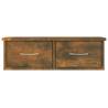 Stylish Smoked Oak Wall Cabinet - 60x26x18.5 cm