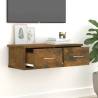 Stylish Smoked Oak Wall Cabinet - 60x26x18.5 cm