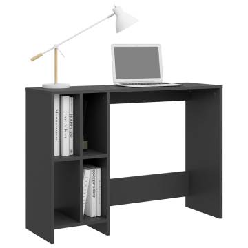 Notebook Desk Grey 102.5x35x75 cm - Modern Workstation