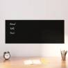 Wall-mounted Magnetic Board Black 100x40 cm Tempered Glass Colour black Size 100 x 40 cm Model without accessories 