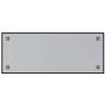 Wall-mounted Magnetic Board Black 100x40 cm Tempered Glass