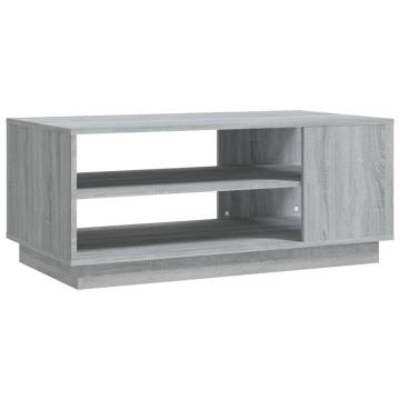 Modern Grey Sonoma Coffee Table - 102x55x43 cm | HipoMarket