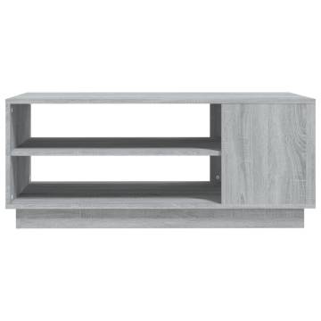 Modern Grey Sonoma Coffee Table - 102x55x43 cm | HipoMarket