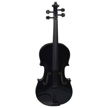 Violin Full Set with Bow & Chin Rest - Black 44 | Hipomarket