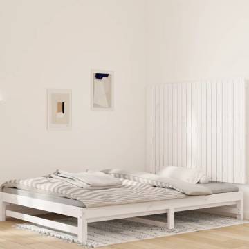 Elegant Wall Headboard White 127.5x3x90 cm | HipoMarket