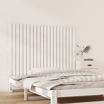 Elegant Wall Headboard White 127.5x3x90 cm | HipoMarket