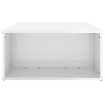 Modern High Gloss White Coffee Table - Stylish & Practical