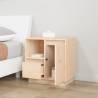 Stylish Solid Pine Bedside Cabinets - Set of 2 | HipoMarket