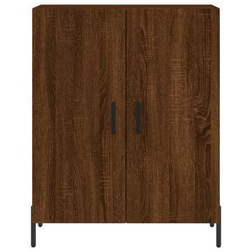 Stylish Highboard Brown Oak - 69.5x34x180 cm | HipoMarket