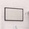 Bathroom Mirror Grey 60x1.5x37 cm Engineered Wood Colour grey Size 60 x 1.5 x 37 cm Quantity in Package 1 