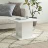 Coffee Table High Gloss White 55.5x55.5x40 cm Engineered Wood Colour high gloss white Quantity in Package 1 