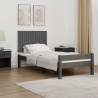 Wall Headboard Grey 95.5x3x60 cm Solid Wood Pine Colour grey Size 95.5 x 60 cm Quantity in Package 1 