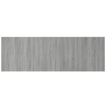 Elegant Grey Sonoma Wall Headboard - 240x80 cm Engineered Wood