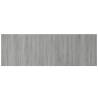 Elegant Grey Sonoma Wall Headboard - 240x80 cm Engineered Wood