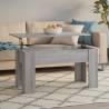 Coffee Table Grey Sonoma 101x49x52 cm Engineered Wood Colour grey sonoma Quantity in Package 1 