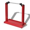 Professional Motorcycle Wheel Balancing Stand - Red Precision Tool