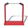 Professional Motorcycle Wheel Balancing Stand - Red Precision Tool