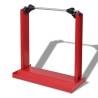 Professional Motorcycle Wheel Balancing Stand - Red Precision Tool