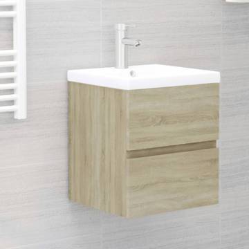 Sink Cabinet Sonoma Oak 41x38.5x45 cm - Stylish Bathroom Storage