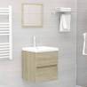 Sink Cabinet Sonoma Oak 41x38.5x45 cm - Stylish Bathroom Storage