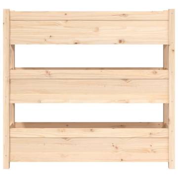 Planter 112x25x104.5 cm Solid Wood Pine - Hipomarket UK