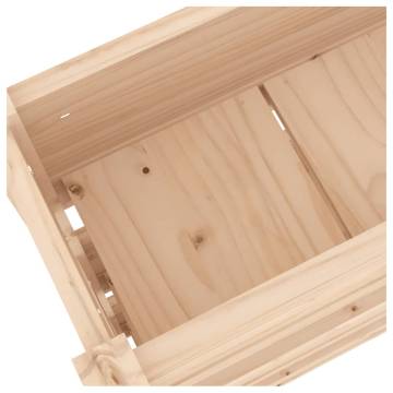 Planter 112x25x104.5 cm Solid Wood Pine - Hipomarket UK