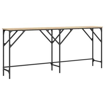 Sonoma Oak Console Table | Stylish & Durable Engineered Wood