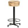 Stylish 2 Pcs Bar Stools 66 cm | Solid Mango Wood