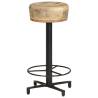 Stylish 2 Pcs Bar Stools 66 cm | Solid Mango Wood