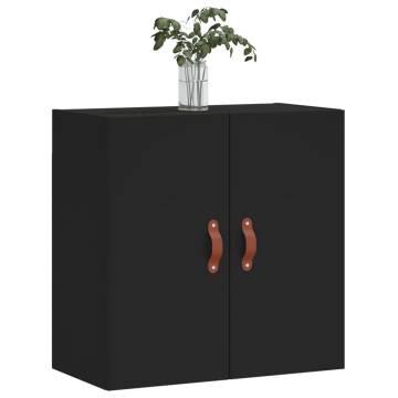 Stylish Black Wall Cabinet - 60x31x60 cm | HipoMarket