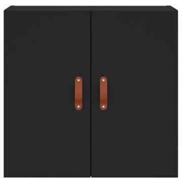 Stylish Black Wall Cabinet - 60x31x60 cm | HipoMarket