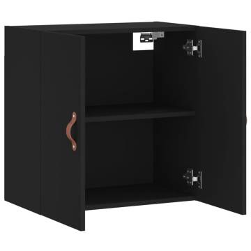 Stylish Black Wall Cabinet - 60x31x60 cm | HipoMarket